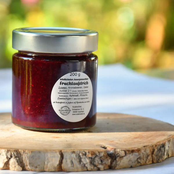 Aronia / Apfelsaft / Pfirsich / Zwetschgen - Fruchtaufstrich