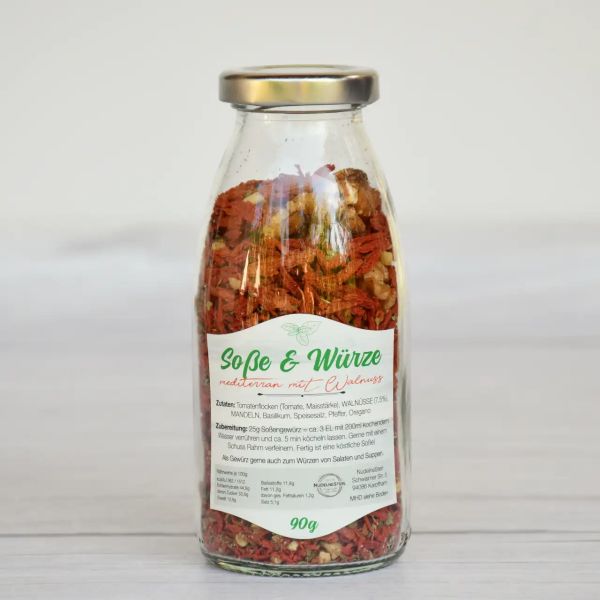 Soße & Würze "mediterran mit Walnuß"