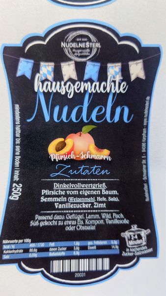 Pfirsich-Schmarrn-Nudel