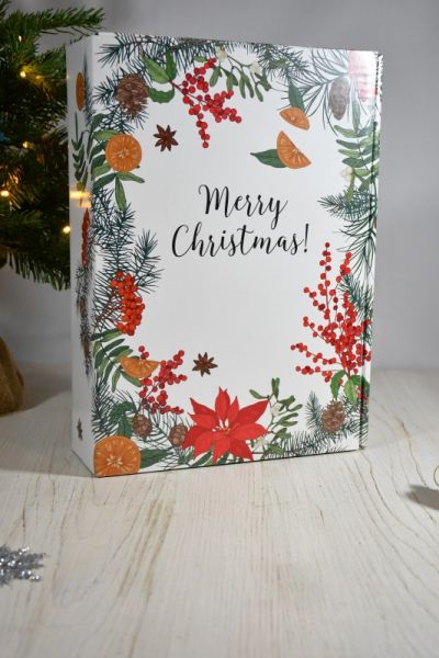 Geschenkkarton "Merry Christmas" zu Weihnachten