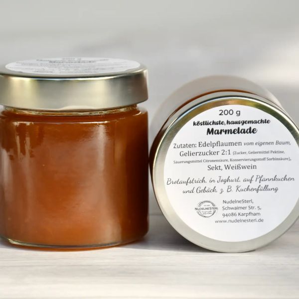 Edelpflaume/Sekt/Weißwein - Marmelade