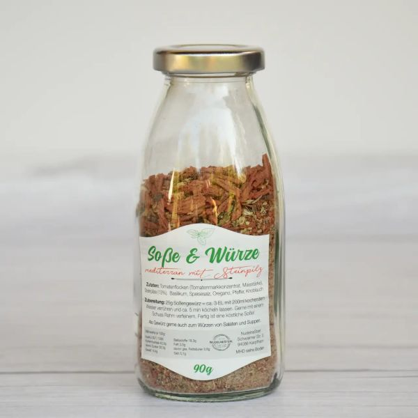 Soße & Würze "mediterran mit Steinpilz"